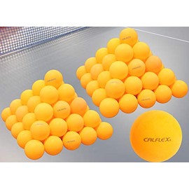 Sakurai Calflex CTB-120 OG Table Tennis Balls, Training Balls, 120 Balls, Orange