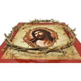 Crown of Thorns Hand Made in The Holy Land Jeusalem Jesus Bleessed Natural Wood