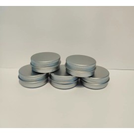 Meliars Envase  Pomadera Aluminio Metal 10 Grs ( 20 Piezas)