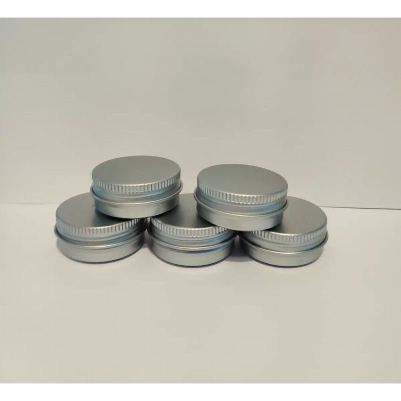 Meliars Envase Pomadera Aluminio Metal 10 Grs ( 20 Piezas)