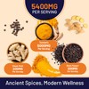 Turmeric Tablets 5400mg with Black Pepper, Ginger - High Strength