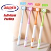 CMHX 3 Sided Autism Toothbrush Three Bristles for Special Needs