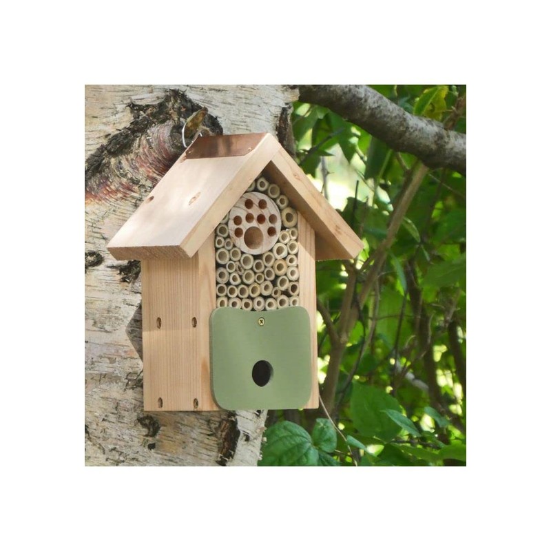 Wildlife World Solitaire Bee Hutch Bee House Natural Beebar