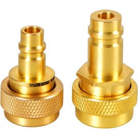 Unbranded R134A to R1234YF Quick Couplers Kit R1234yf to R134a Adapter Adjustable US STOCK