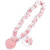 Fruidles Valentines Stretchable Heart Necklace Candy, 12-Pack, Multicolor Fruit-Flavored Chewables