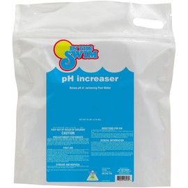 In The Swim pH Increaser for Pools - Granular 100% Sodium Carbonate (Soda Ash) to Raise pH Up - 10 Pounds