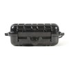 6" Weatherproof Equipment Case, made of Polypropylene Plastic, Black, 5.5"