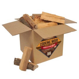 Smoak Firewood Cooking Wood Logs - USDA Certified Kiln Dried (8inch Pieces, 25-30lbs - Hickory)