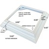 4 x 4 inch Vinyl Two-Piece, Split Style Post/Sleeve Base