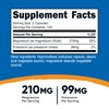Nutricost Potassium (99 mg) Magnesium (210 mg) Citrates, 240 Capsules