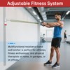 2 PCS Resistance Bands Wall Anchor Exercise Equipment Platform Base(Length