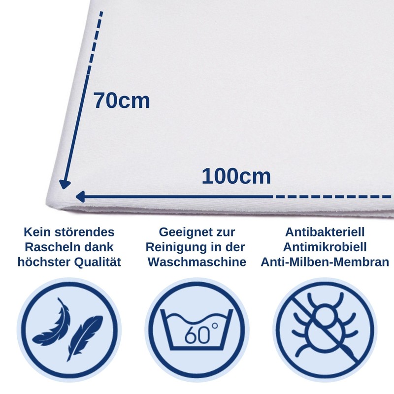 Snibbs Mattress Protector 70 x 100 cm Waterproof with Corner