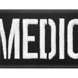 Doctor Medic Embroidered Velcro Patch