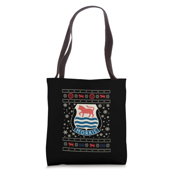 Morris Ox Badge Christmas Knit Pattern Tote Bag