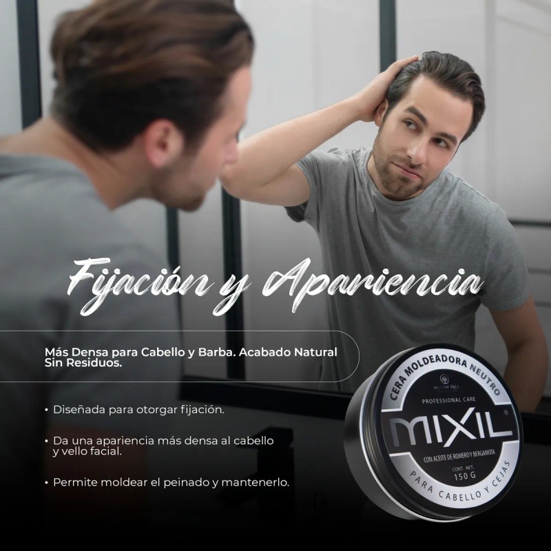 Cera Para Cabello Mixil | Ideal Para Cabello Y Barba