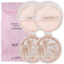 AGE20S Essence Pact Aura No. 23 Refill 2ea / AGE20S 에이지투웨니스 에센스 팩트 아우라 23호 리필 2개