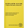 GOLD'S GYM Training Notebook G9500 G9500