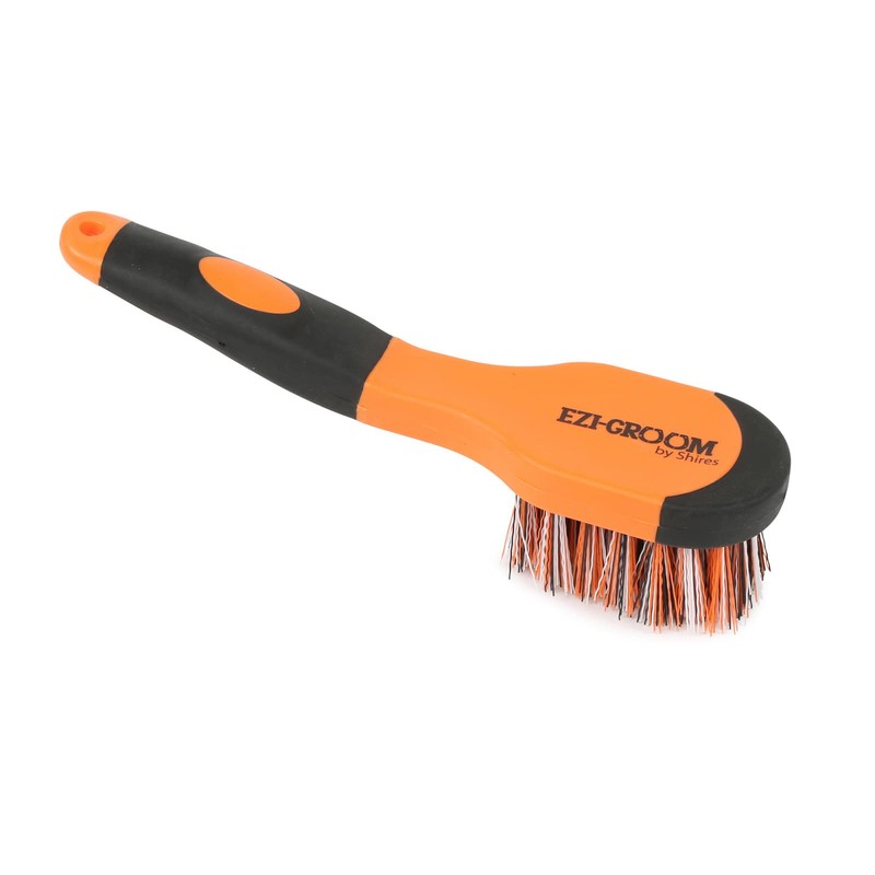 Shires Equestrian - Shires Ezi-groom Bucket Brush - Navy -