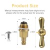 PK1100 Brass Globe Valve Faucet Stem Assy & PP806-15 Broach