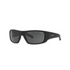 Arnette Men's AN4182 Hot Shot Wrap Sunglasses, Fuzzy Black/Grey, 62