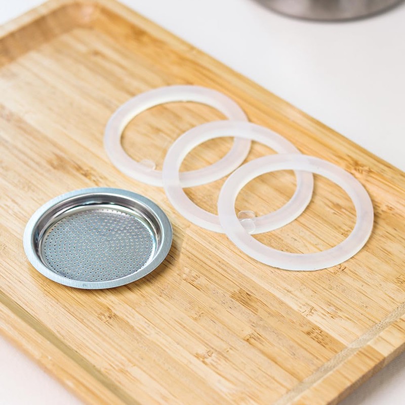 wedrink 1 Filter and 3 Silicone Gasket Seals Replacement for