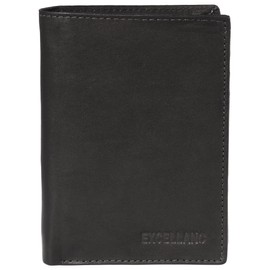 Excellanc 3000229 Men's Wallet Real Leather Landscape Format 12 x 9 x 1 cm Black, black