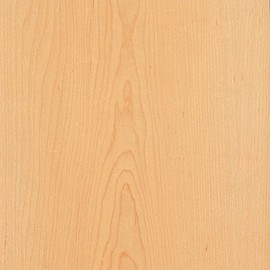 Wood-All Maple Wood Veneer Sheet, Plain Sliced/Flat Cut, 24x96, A Grade, 10 mil Peel and Stick PSA Backer