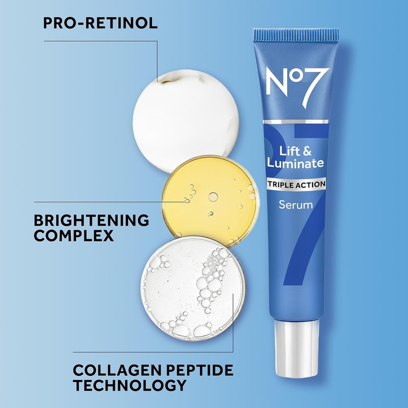 No7 Lift & Luminate Triple Action Serum, 50 ml, Extra