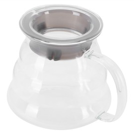 Glass Coffee Server Professional Glass Coffee Carafe Coffee Pot for Bar Kitchen Counter500ml