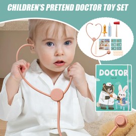 Toddler Pretend Doctor Set - Doctor Role Play Set,36X Dentist Cosplay Accessories Children Fake Stethoscope for Kindergarten