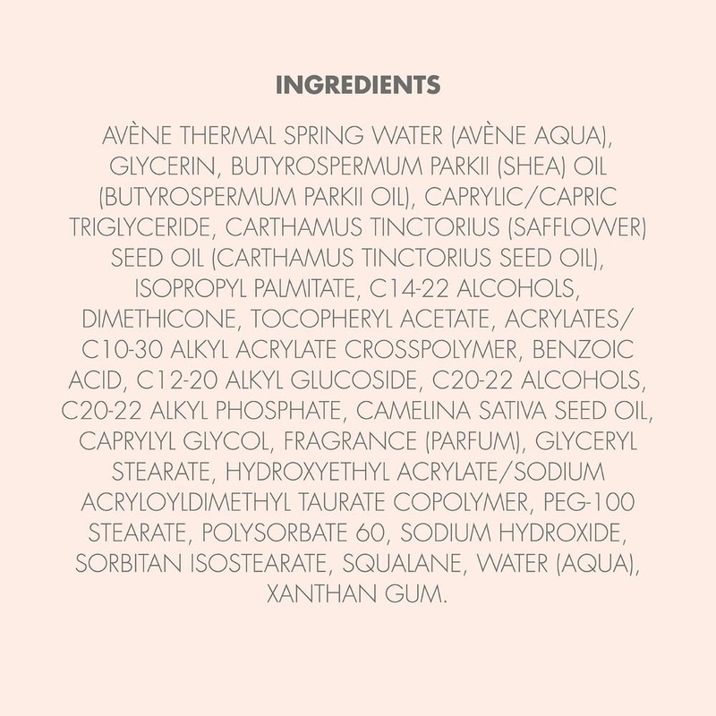 Eau Thermale Avene Moisturizing Melt-in Balm, Shea Oil Body Butter,