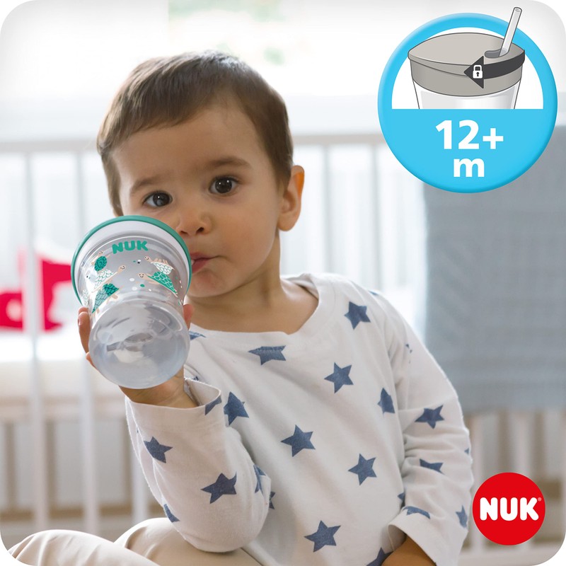 NUK 3-in-1 Learning to Drink Set with Trainer Cup Sippy