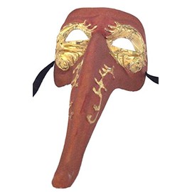 Venetian Mask Stallion Masquerade Drama (Copper )