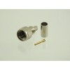 W5SWL Brand Premium Series Mini-UHF (MUHF) Male Crimp Coax Connector