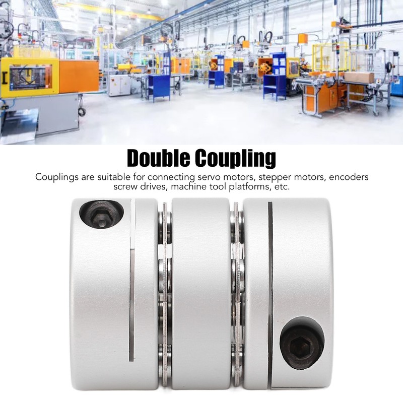 Screw Rod Double Diaphragm Coupling U Diaphragm Coupler OD 26mm