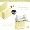 Tindbea Toilet Paper Holder with Phone Shelf, Adhesive or Screw