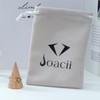 Joacii 14K vergoldet verstellbare offene schwarze Zirkonia Ringe Dark Zircon