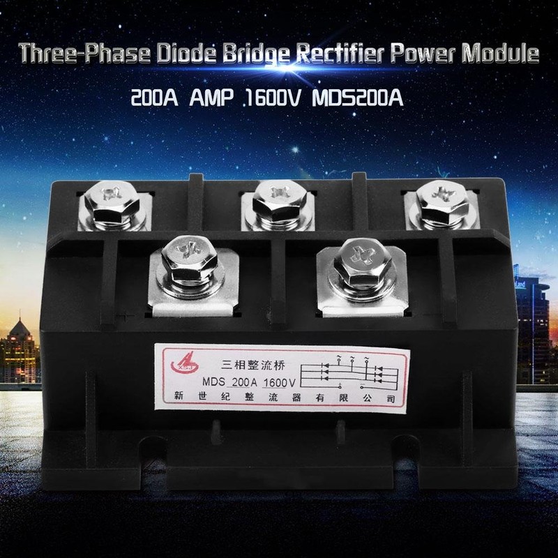 MDS 200amp 1600V 3 Phase AC to DC High Power