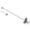 Garden pirate ground anchor 60 cm galvanised for screwing in