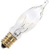 Satco S3241 120V Turn Tip Candelabra Base 7.5-Watt CA5 Incandescent