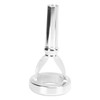 Tuba Mouthpiece, Classic Sousaphone Mouthpiece, Silver Plated, Music Practice Standard