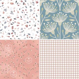 Honeybee Beeswax Food Wraps - Set Of 3 (S, M, L), Neutrals