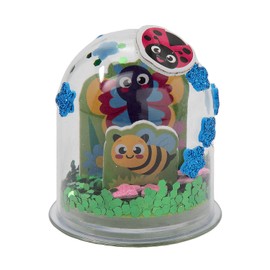 2" x 2 1/4" Bug Jar Glitter Globe Craft Kit - Makes 12, Vacation Bible School Supplies