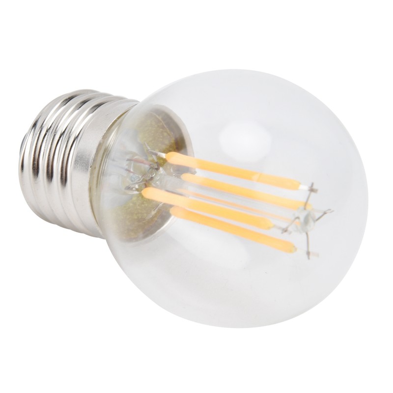 6PCS G45 E27 LED Light Bulb Transparent Glass Bulb Vintage