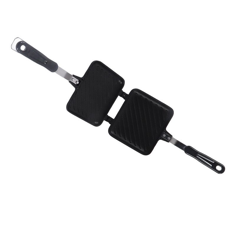 Sandwich Pan Breakfast Double Sided Frying Pan Flat Bottom Nonstick