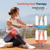 COMFIER Cordless Knee Massager with Heat,Vibration Knee Pain Relief,Red LightTherapy,Upgraded
