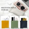 Crastilior Soft Glasses Case Leather eyeglass case Soft Sunglasses Pouch