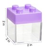Okllen 36 Pack Building Block Party Favor Boxes, Plastic Square