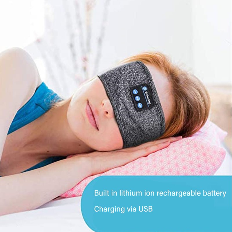 Sports Music Headband Portable USB Sleep Headphone BT Headband for