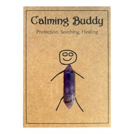 Crystal Gifts for Women, Amethyst Crystal Gift – Healing Crystal for Women, Cute Buddy Healing Crystals for Meditation and Chakra Balance, Good Luck Gift for Women